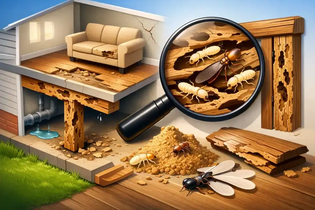 10 Signs of Termite Damage You Shouldn't Ignore