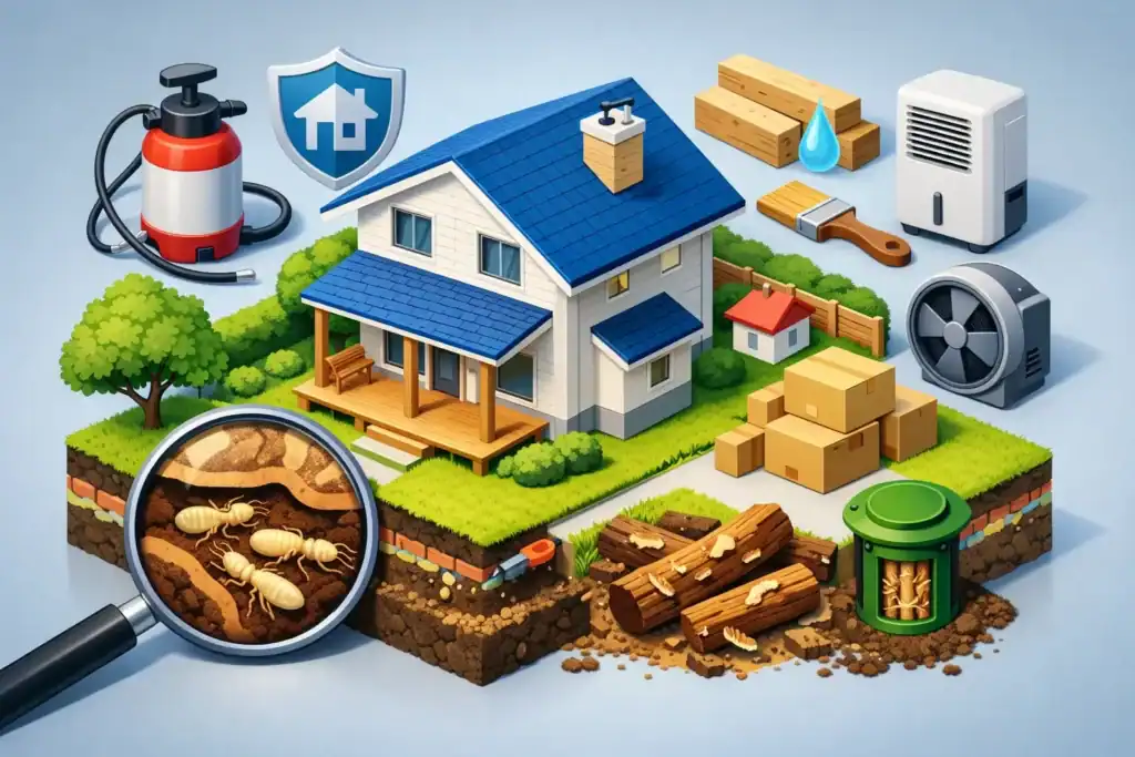 How to Prevent Termites in Home in 8 Steps