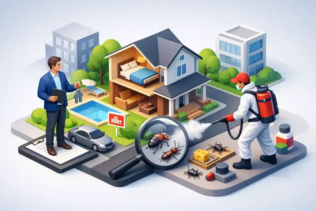 Who Handles Pest Control for Rental Properties?